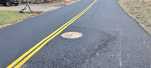 Temporary paving of Batchelder Street prior to the winter shutdown after construction season 1.