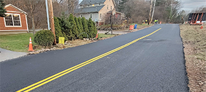 Temporary paving of Batchelder Street prior to the winter shutdown after construction season 1.