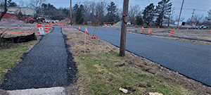 Temporary paving of Lyman Avenue prior to the winter shutdown after construction season 1.