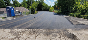 Temporary paving of Sears Lane.